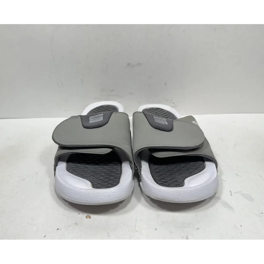 Jordan‎ Retro 11 Hydro Slides Size 7y AJ0022-004 Cool Grey Slip On Sandals